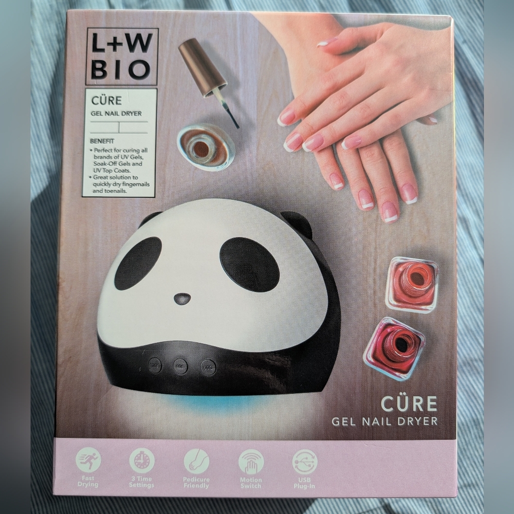 Black and White Gel Nail Dryer
